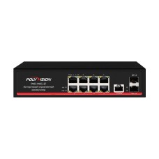 PND-M8G-2F. Коммутатор управляемый оптический 10 портовый. Polyvision