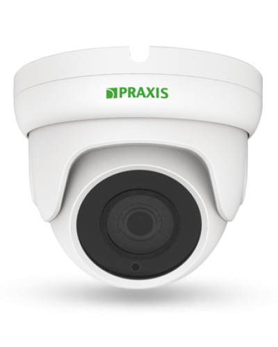 PE-7141IP 2.8. Видеокамера IP купольная. Praxis в Оренбурге