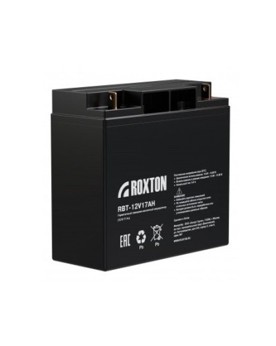 RBT-12V17AH. Аккумулятор герметичный свинцово-кислотный. ROXTON в Оренбурге