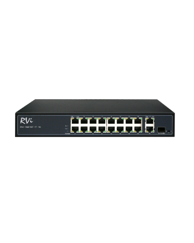 RVi-1NS16F-1T-1C. Коммутатор с питанием по PoE. RVi в Оренбурге
