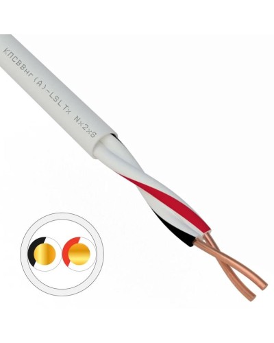 КПСВВнг(А)-LSLTx 1х2х1,0 REXANT (01-4872). Кабель для систем передачи данных пониженной пожароопасности c низким дымо- и газовыделением, с низкой токсичностью продуктов горения. Rexant в Оренбурге