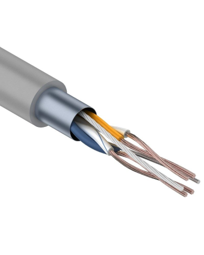 F/UTP, CAT 5e, PVC, 2PR, 24AWG, INDOOR, STRANDED, серый, 305м, REXANT (01-0125). Кабель «витая пара» (LAN) для структурированных систем связи. Rexant в Оренбурге