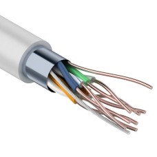 F/UTP 4PR 24AWG CAT5e 305м REXANT (01-0143). Кабель «витая пара» (LAN) для структурированных систем связи. Rexant