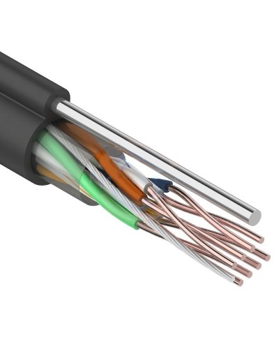 U/UTP 4PR 24AWG CAT5e 305м OUTDOOR+ТРОС*1 REXANT (01-0046). Кабель «витая пара» (LAN) для структурированных систем связи. Rexant в Оренбурге