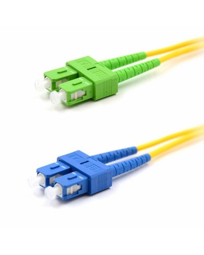 Патч-корд оптический переходной (SM), 9/125 (OS2), SC/APC-SC/UPC, (Duplex), PVC, 2м REXANT (50-2059): Патч-корд оптический в Оренбурге