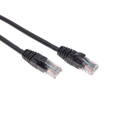 Патч-корд U/UTP, CAT 5e, RJ45-RJ45, 26AWG, LSZH, черный, 3м  REXANT (02-0102-3). Патч-корд UTP. Rexant