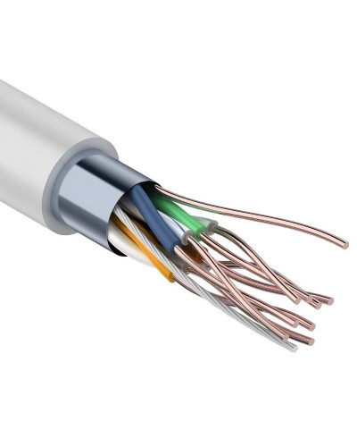 F/UTP, CAT 6, ZH нг(А)-HF, 4PR, 23AWG, INDOOR, SOLID, серый, 305м, REXANT (01-0167). Кабель «витая пара» (LAN) для структурированных систем связи. Rexant в Оренбурге