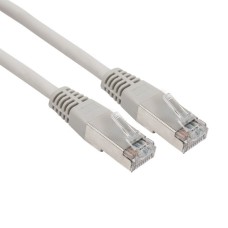 Шнур коммутационный, патч-корд F/UTP RJ45-RJ45, CAT 6, ZH нг(А)-HF, серый, 2м REXANT (18-8105-1). Патч-корд FTP. Rexant