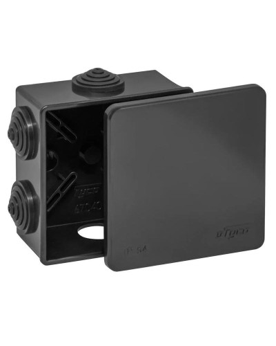 Коробка TYCO ОП 85х85х40мм УХЛ1 IP54 черный (67040Ч). Коробка распределительная. RuVinil в Оренбурге