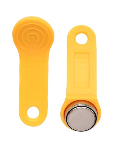 RW 1990 SLINEX (желтый). Ключ электронный Touch Memory с держателем. SLINEX в Оренбурге