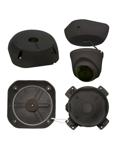 МК-4 PRO (цвет черный). Монтажная коробка для крепления уличных видеокамер. SLT в Оренбурге