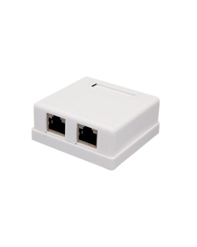 Розетка настенная RJ-45, 8P8C, Cat.6, 2 порта FTP (10-0353): Компьютерная розетка в Оренбурге