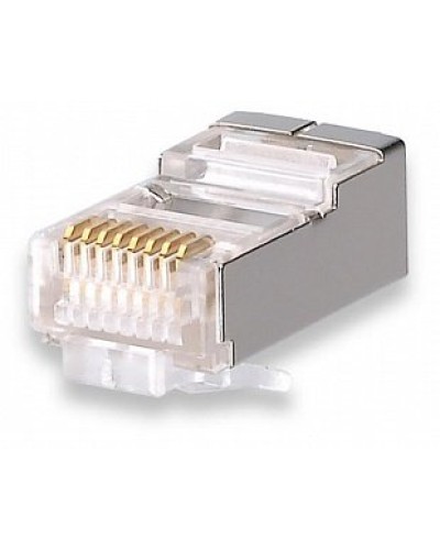 Коннекторы 8P8C FTP Cat.5e 3U (RJ-45) (100шт) (10-0201). Разъем RJ-45. SUPRLAN в Оренбурге