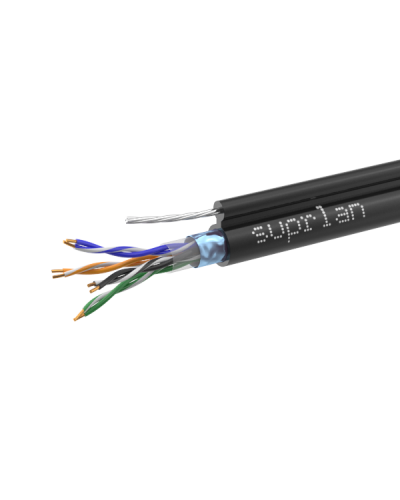 FTP Cat.5e 4x2xAWG24 Cu PE Outdoor T-FG8 (трос) Median (01-1035-1). Кабель «витая пара» (LAN) для структурированных систем связи. SUPRLAN в Оренбурге