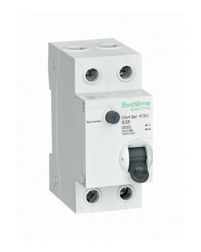 City9 Set 1P+N С 25А 4.5kA 30мА A 230В (C9D55625). Автоматический выключатель дифференциального тока. Systeme Electric в Оренбурге