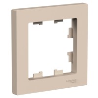 AtlasDesign рамка 1-местная, песочный (ATN001201). Рамка. Systeme Electric