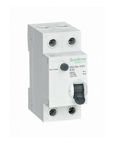 City9 Set 1P+N С 25А 4.5kA 10мА A 230В (C9D51625). Автоматический выключатель дифференциального тока. Systeme Electric в Оренбурге