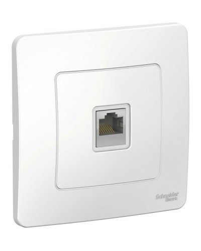 BLANCA розетка RJ45 1-местная, кат. 5Е, скрытой установки, белый (BLNIS045001). Розетка компьютерная. Systeme Electric в Оренбурге
