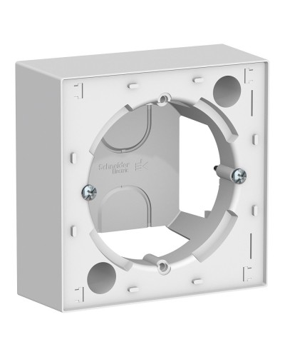 AtlasDesign коробка для наружного монтажа, белая (ATN000100). Коробка для наружного монтажа. Systeme Electric в Оренбурге