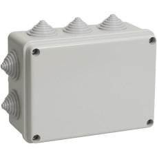 Коробка ОП 190х140х70мм, крышка, IP55, 10 гермовводов (SQ1401-1244). Распаячная коробка. TDM ЕLECTRIC