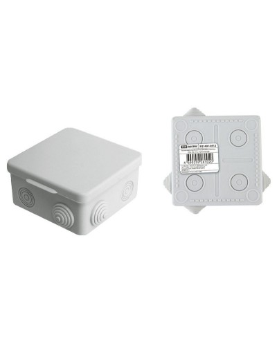Коробка ОП 80х80х50мм, крышка, IP54, 7вх. (SQ1401-0512). Распаячная коробка. TDM ЕLECTRIC в Оренбурге