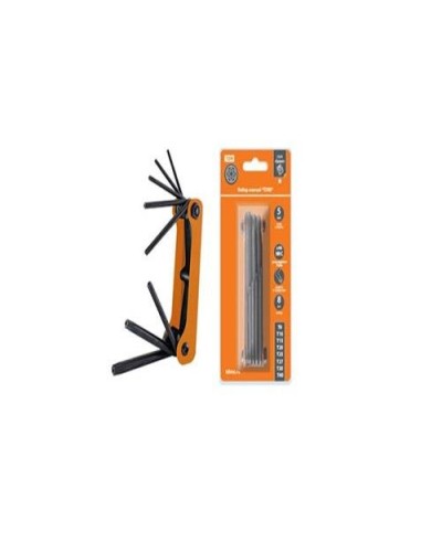 Набор ключей TORX раскладной 8шт.: T9-T40, углеродистая сталь Гранит TDM (SQ1020-0211). Набор ключей. TDM ЕLECTRIC в Оренбурге
