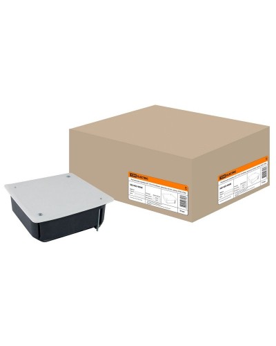 Распаячная коробка СП 115х115х45мм, крышка, метал. лапки, IP20, TDM (SQ1403-0008). Распаячная коробка СП. TDM ЕLECTRIC в Оренбурге