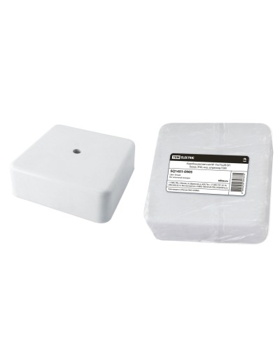 Коробка КР 75х75х28 ОП белая, IP40 (SQ1401-0905). Распаячная коробка. TDM ЕLECTRIC в Оренбурге