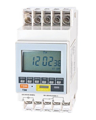 ТЭ8A-1мин/7дн-8on/off-16А-DIN TDM (SQ1503-0002). Таймер электронный. TDM ЕLECTRIC в Оренбурге