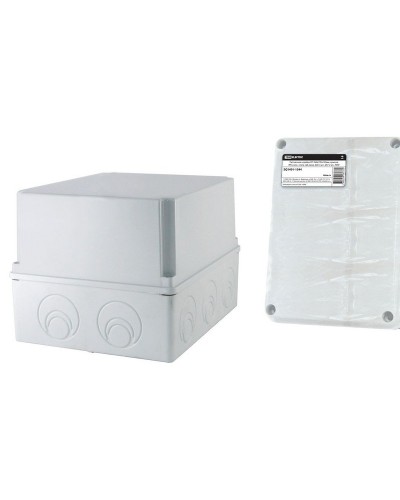 Коробка ОП 240х195х165мм, крышка, IP44, кабельные вводы d28-3шт, d37-2шт (SQ1401-1273). Распаячная коробка. TDM ЕLECTRIC в Оренбурге