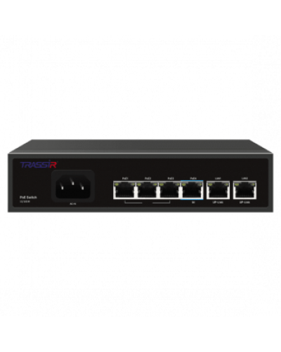 TR-NS1206-65-4PoE. Коммутатор с PoE. Trassir в Оренбурге