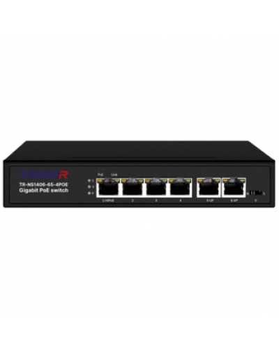 TR-NS1406-65-4POE. Коммутатор с PoE. Trassir в Оренбурге