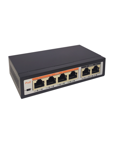 TI-204P, SIP коммутатор. Коммутатор с питанием по PoE. True-IP в Оренбурге