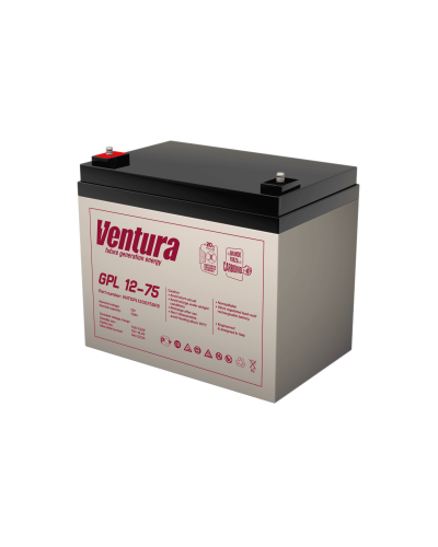 Ventura GPL 12-75. Аккумулятор герметичный свинцово-кислотный. Ventura в Оренбурге