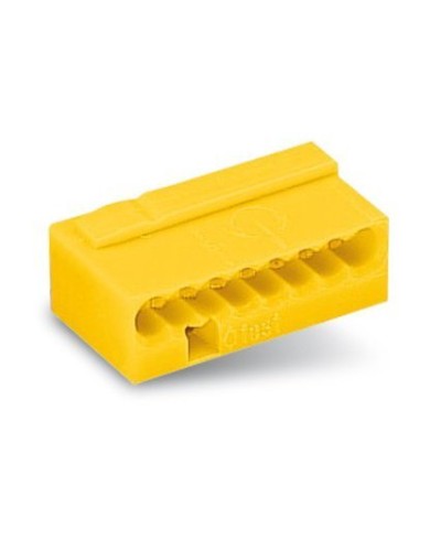 WAGO 243-508 Клемма MICRO 8-проводная желтая. Клемма для распределительных коробок. WAGO в Оренбурге