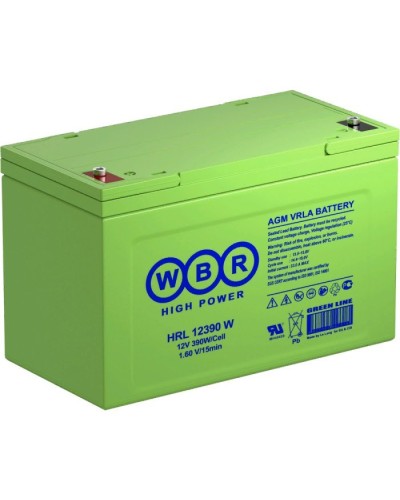 WBR HRL12390W. Аккумулятор герметичный свинцово-кислотный. WBR в Оренбурге