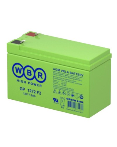 WBR GP1272 F2 (12V28W). Аккумулятор герметичный свинцово-кислотный. WBR в Оренбурге
