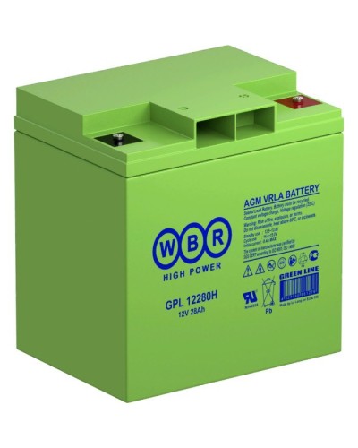WBR GPL12280H. Аккумулятор герметичный свинцово-кислотный. WBR в Оренбурге
