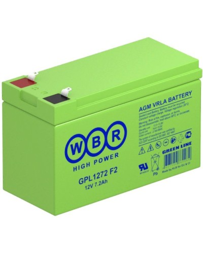 WBR GPL1272 F2. Аккумулятор герметичный свинцово-кислотный. WBR в Оренбурге
