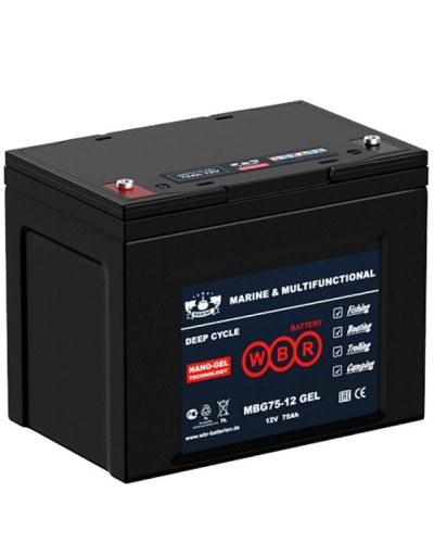 WBR MBG75-12. Аккумулятор герметичный свинцово-кислотный. WBR в Оренбурге