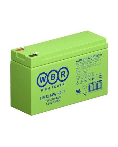 WBR HR1224W F2F1. Аккумулятор герметичный свинцово-кислотный. WBR в Оренбурге