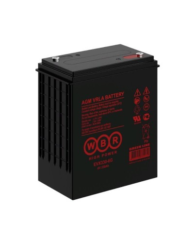 WBR EVX330-6G. Аккумулятор герметичный свинцово-кислотный. WBR в Оренбурге