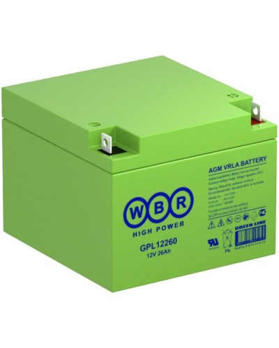 WBR GPL12260. Аккумулятор герметичный свинцово-кислотный. WBR в Оренбурге
