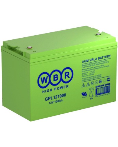 WBR GPL121000. Аккумулятор герметичный свинцово-кислотный. WBR в Оренбурге