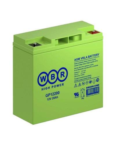 WBR GP12200. Аккумулятор герметичный свинцово-кислотный. WBR в Оренбурге