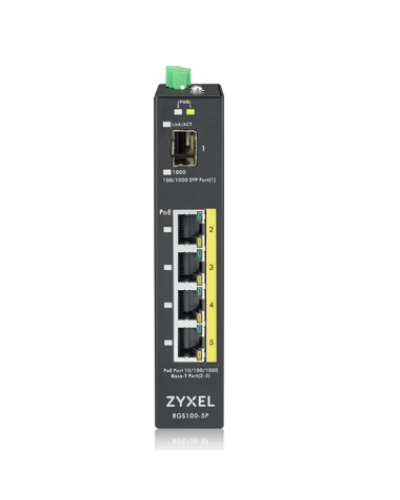 RGS100-5P-ZZ0101F. Промышленный PoE+ коммутатор. ZYXEL в Оренбурге