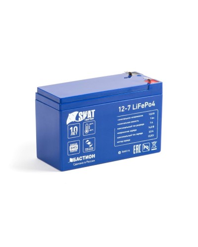 Skat i-Battery 12-7 LiFePo4 (645). Li-Ion аккумулятор. Бастион в Оренбурге