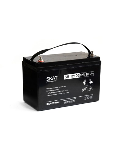 SKAT SB 12100 (2542). Аккумулятор герметичный свинцово-кислотный. Бастион в Оренбурге