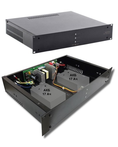 СКАТ-1200У RACK (СКАТ ИБП-12/7-2x17-RACK) (2141). Источник вторичного электропитания резервированный. Бастион в Оренбурге
