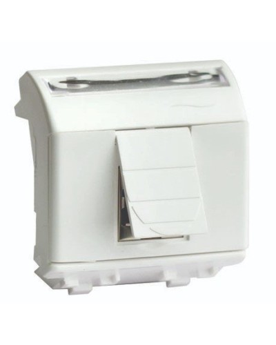 Розетка RJ-45 Brava 2 модуля слоновая кость (75450S): Розетка компьютерная с двумя разъёмами в Оренбурге